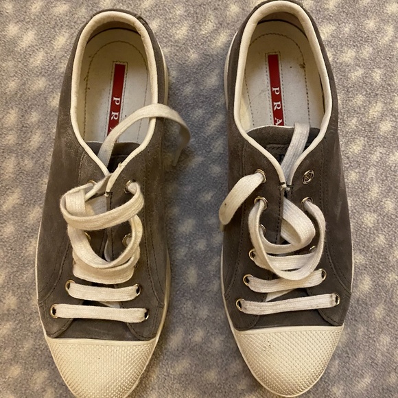 Prada Gray Sneakers - Picture 3 of 6